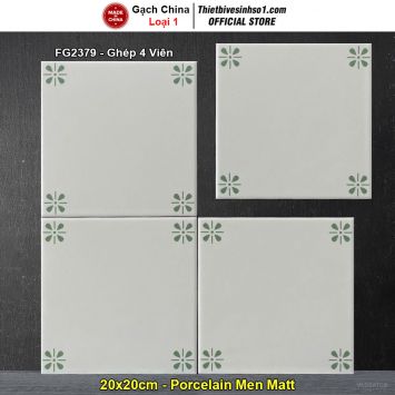 Gạch Bông Men 20x20 Trung Quốc FG2379