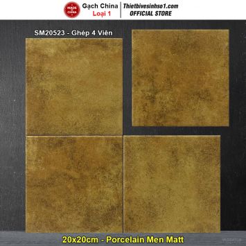 Gạch Bông Men 20x20 Trung Quốc SM20523