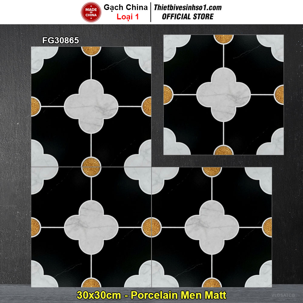 Gạch Bông Men 30x30 Trung Quốc FG30865