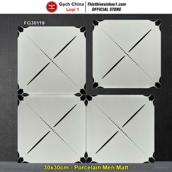 Gạch Bông Men 30x30 Trung Quốc FG30119