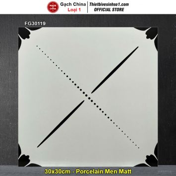 Gạch Bông Men 30x30 Trung Quốc FG30119