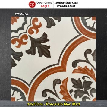 Gạch Bông Men 30x30 Trung Quốc FG30454