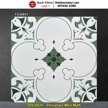 Gạch Bông Men 30x30 Trung Quốc FG30617
