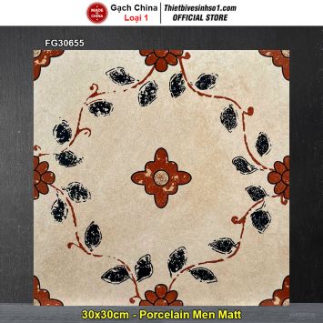 Gạch Bông Men 30x30 Trung Quốc FG30655
