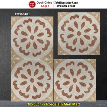 Gạch Bông Men 30x30 Trung Quốc FG30848J