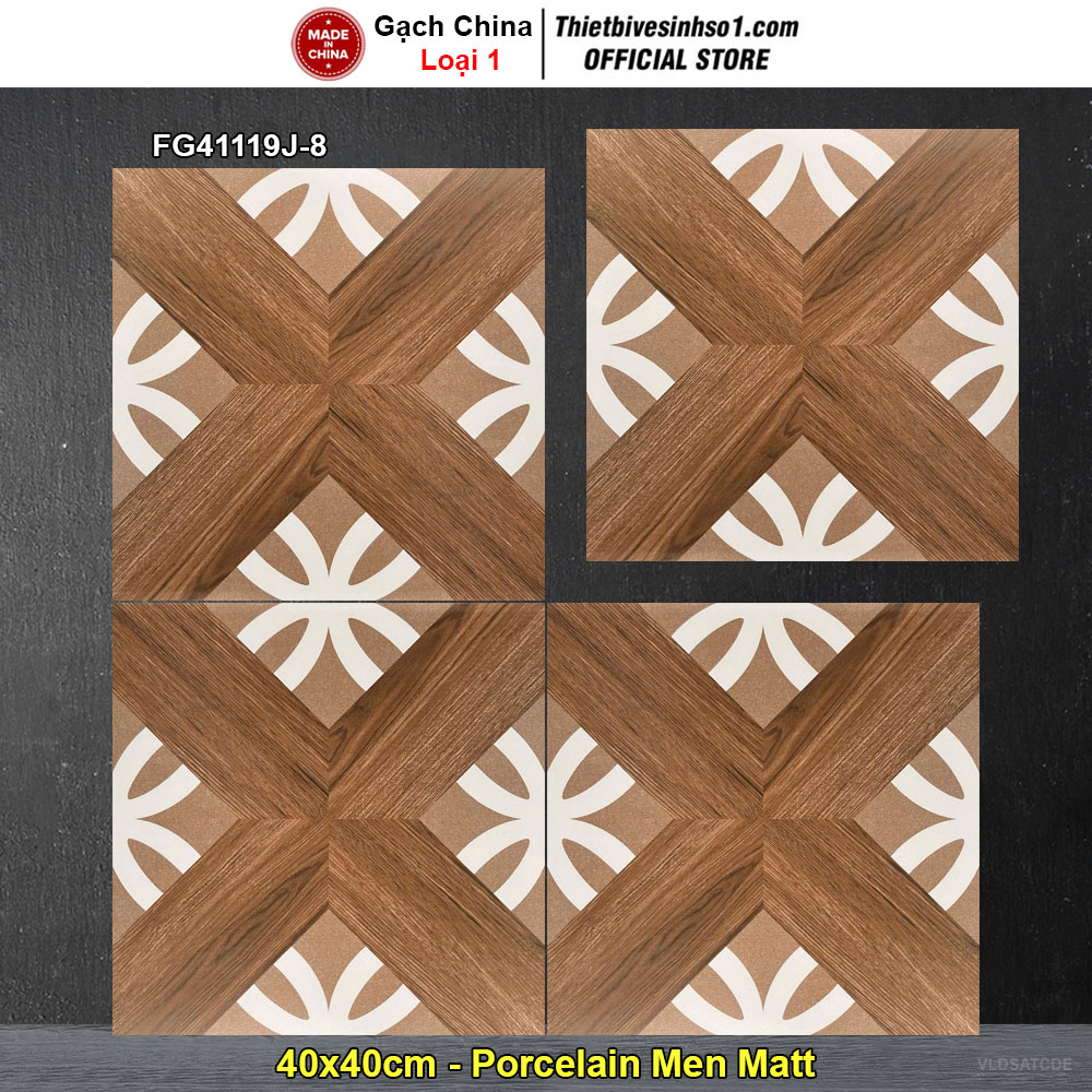 Gạch Bông Men 40x40 Trung Quốc FG41119J-8