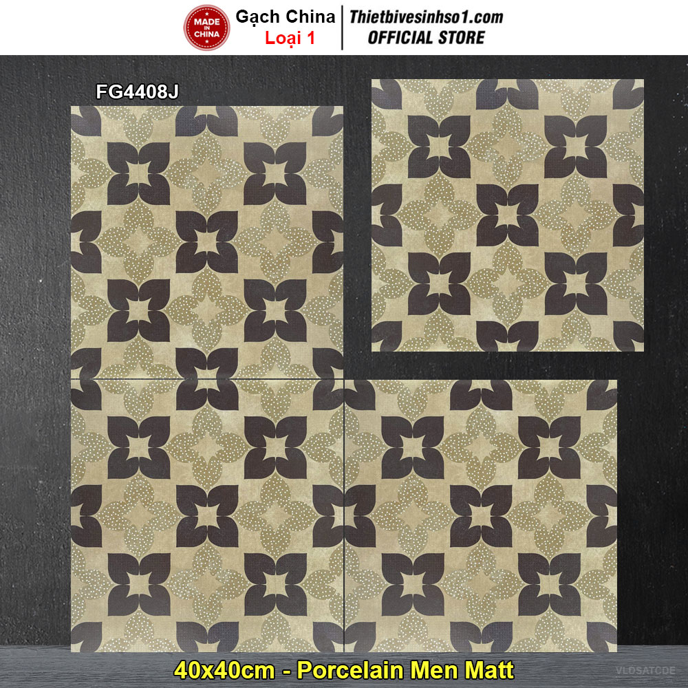 Gạch Bông Men 40x40 Trung Quốc FG4408J