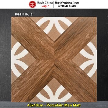 Gạch Bông Men 40x40 Trung Quốc FG41119J-8