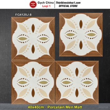 Gạch Bông Men 40x40 Trung Quốc FG4120J-8