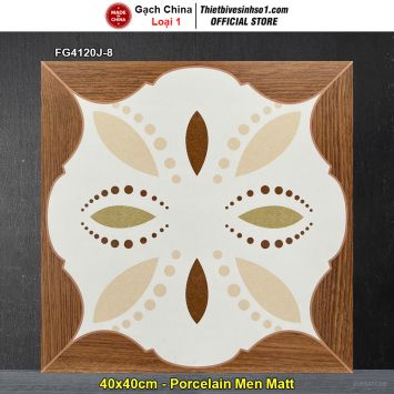 Gạch Bông Men 40x40 Trung Quốc FG4120J-8