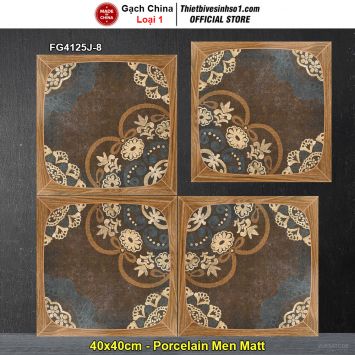 Gạch Bông Men 40x40 Trung Quốc FG4125J-8
