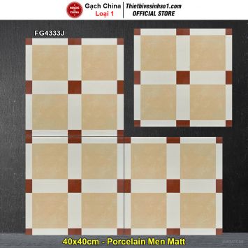 Gạch Bông Men 40x40 Trung Quốc FG4333J