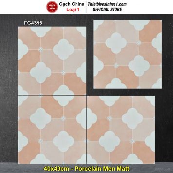 Gạch Bông Men 40x40 Trung Quốc FG4355