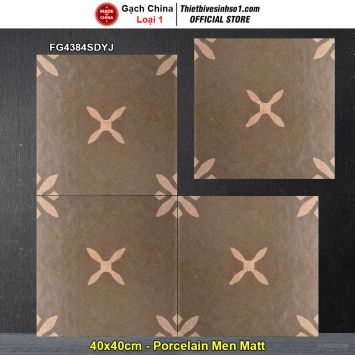 Gạch Bông Men 40x40 Trung Quốc FG4384SDYJ