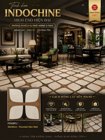 Gạch Bông Men 40x40 Trung Quốc FG4397J