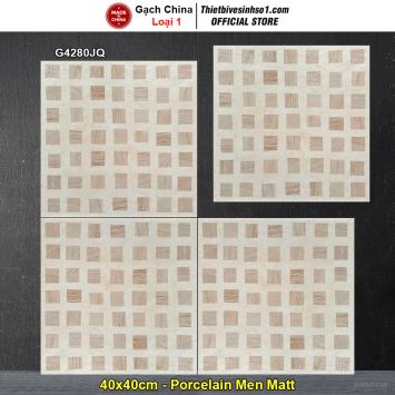 Gạch Bông Men 40x40 Trung Quốc G4280JQ