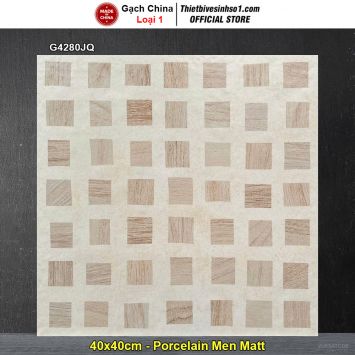 Gạch Bông Men 40x40 Trung Quốc G4280JQ