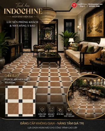 Gạch Bông Men 40x40 Trung Quốc G4415JQ