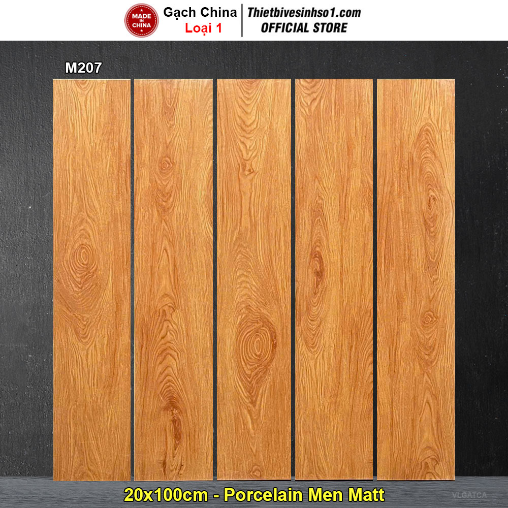 Gạch Giả Gỗ 20x100 Trung Quốc M207