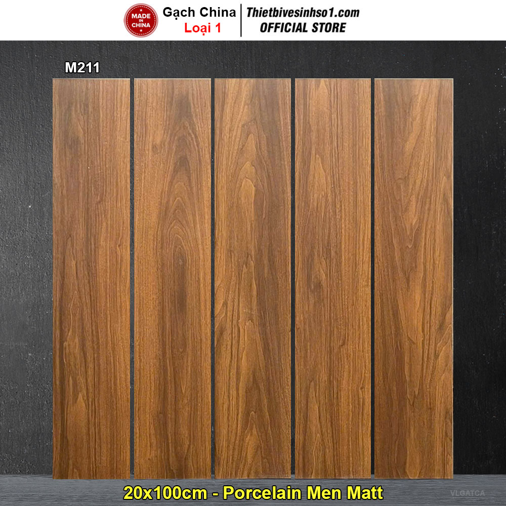 Gạch Giả Gỗ 20x100 Trung Quốc M211