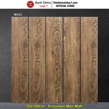 Gạch Giả Gỗ 20x100 Trung Quốc M202