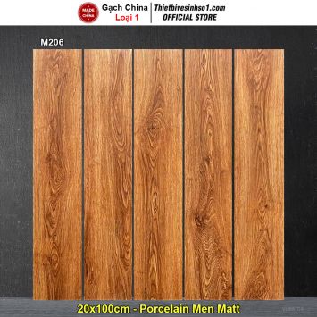 Gạch Giả Gỗ 20x100 Trung Quốc M206