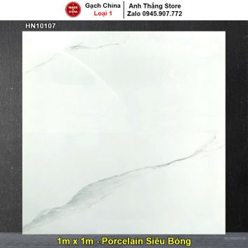 Gạch 1mx1m Trung Quốc HN10107 Trắng Khói