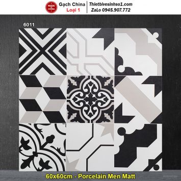 Gạch Bông 60x60 Trung Quốc 6011