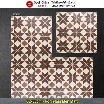 Gạch Bông 60x60 Trung Quốc 6300