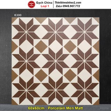 Gạch Bông 60x60 Trung Quốc 6300