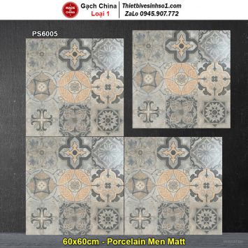 Gạch Bông 60x60 Trung Quốc PS6005