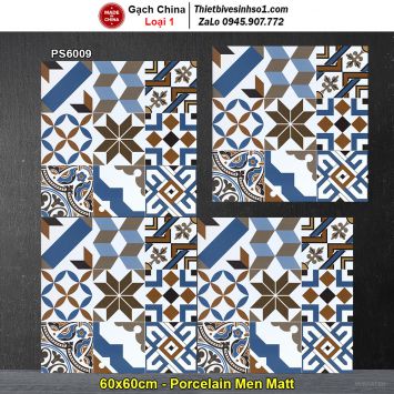 Gạch Bông 60x60 Trung Quốc PS6009