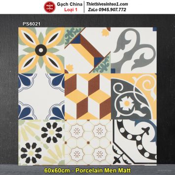 Gạch Bông 60x60 Trung Quốc PS6021