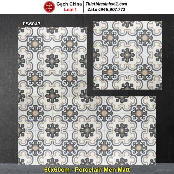 Gạch Bông 60x60 Trung Quốc PS6043