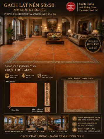 Gạch Giả Cổ 50x50 Trung Quốc 55305-3D