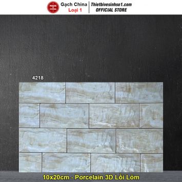 Gạch Thẻ 10x20 Trang Trí Trung Quốc 4218