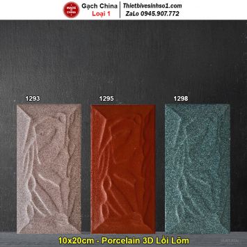 Gạch Thẻ 10x20 Trang Trí Trung Quốc 1293-1295-1298
