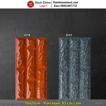Gạch Thẻ 10x20 Trang Trí Trung Quốc 3219-3212