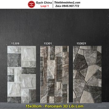 Gạch Ốp Trang Trí 15x30 Trung Quốc 15301-15309-153021