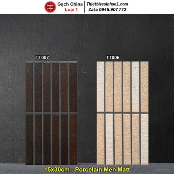Gạch Ốp Trang Trí 15x30 Trung Quốc TT007-TT006