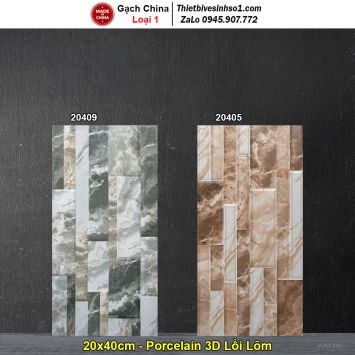 Gạch Ốp Trang Trí 20x40 Trung Quốc 20409-20405