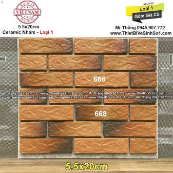 Gạch 5.5x20 Gốm Giả Cổ 666-668