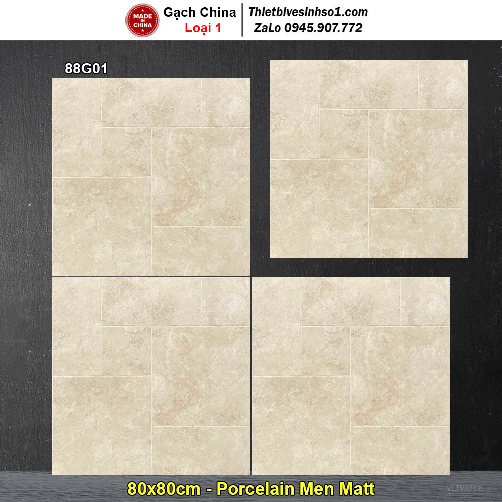 Gạch 80x80 Trung Quốc 88G01 Giả Cổ