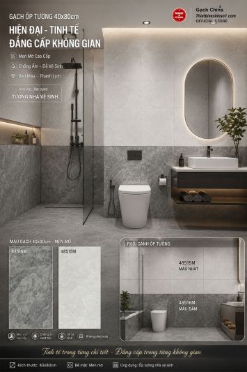 Gạch 40x80 Trung Quốc 48516M-48515M