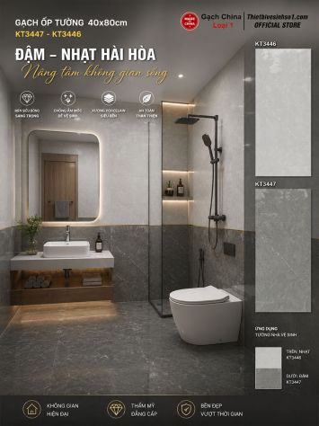 Gạch 40x80 Trung Quốc KT3447-KT3446