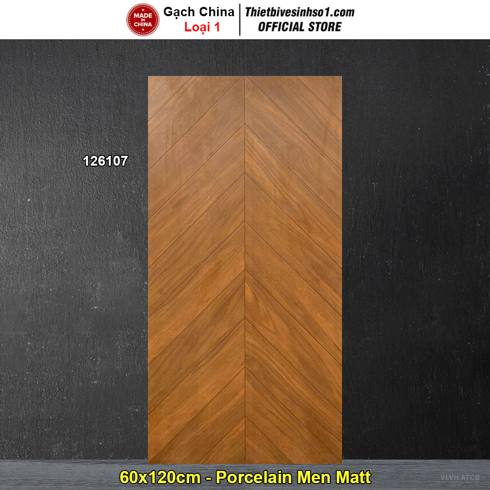 Gạch 60x120 Trung Quốc 126107 Giả Gỗ