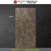 Gạch 60x120 Trung Quốc 126M10 Vân Đá Nâu