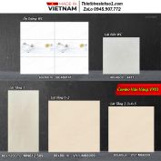 Combo Trọn Bộ Gạch Ốp Lát Vân Vàng VY01