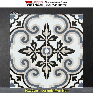 Gạch Bông Men 30x30 Dacera 30302