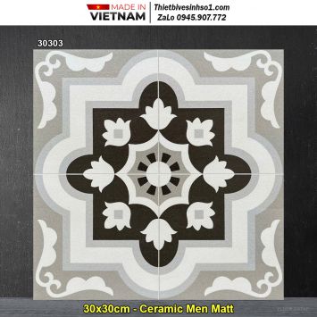 Gạch Bông Men 30x30 Dacera 30303